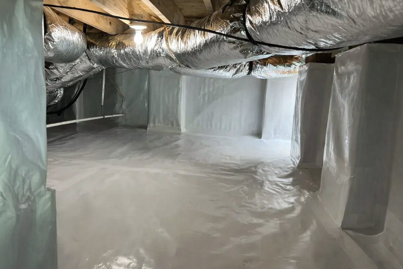 Crawl space vapor barrier in Santa Maria, CA